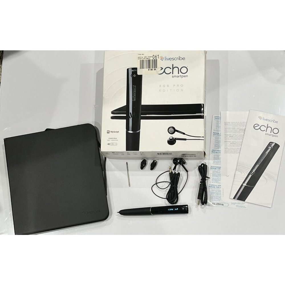 LiveScribe ECHO Smart Pen 8GB Pro Edition - USED ONCE